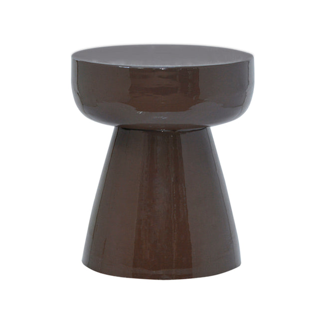 Side table JAMIE Ø33x38cm chestnut