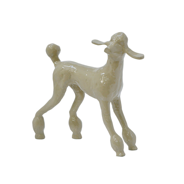 Decorative dog POODLE 24x8x27cm sand