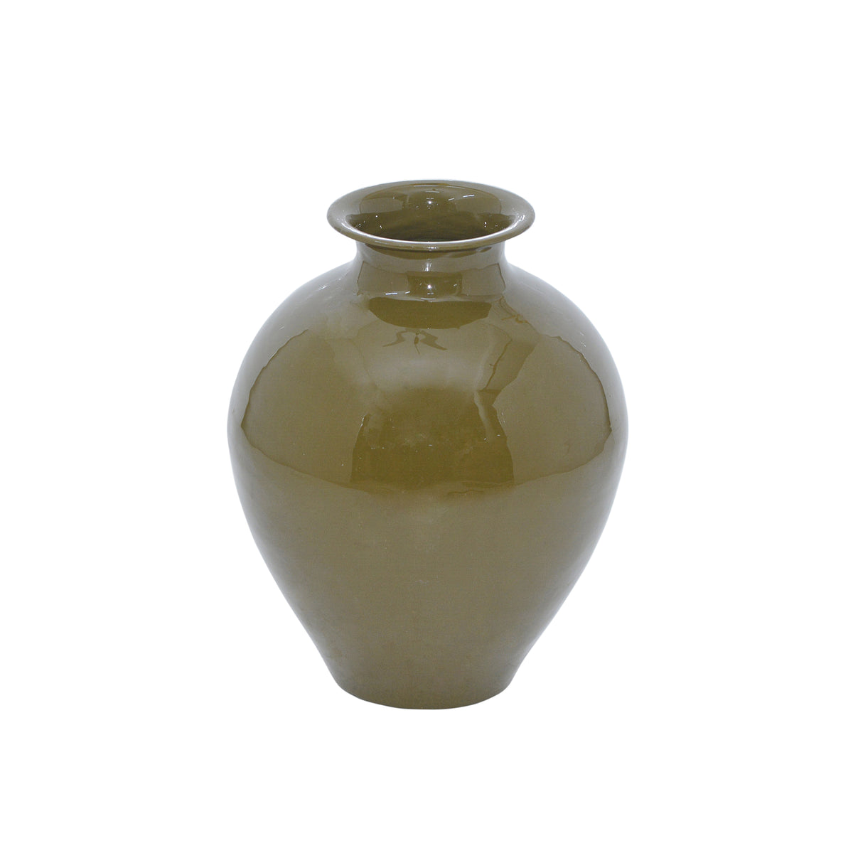 Vase MILA Ø20x24cm olive