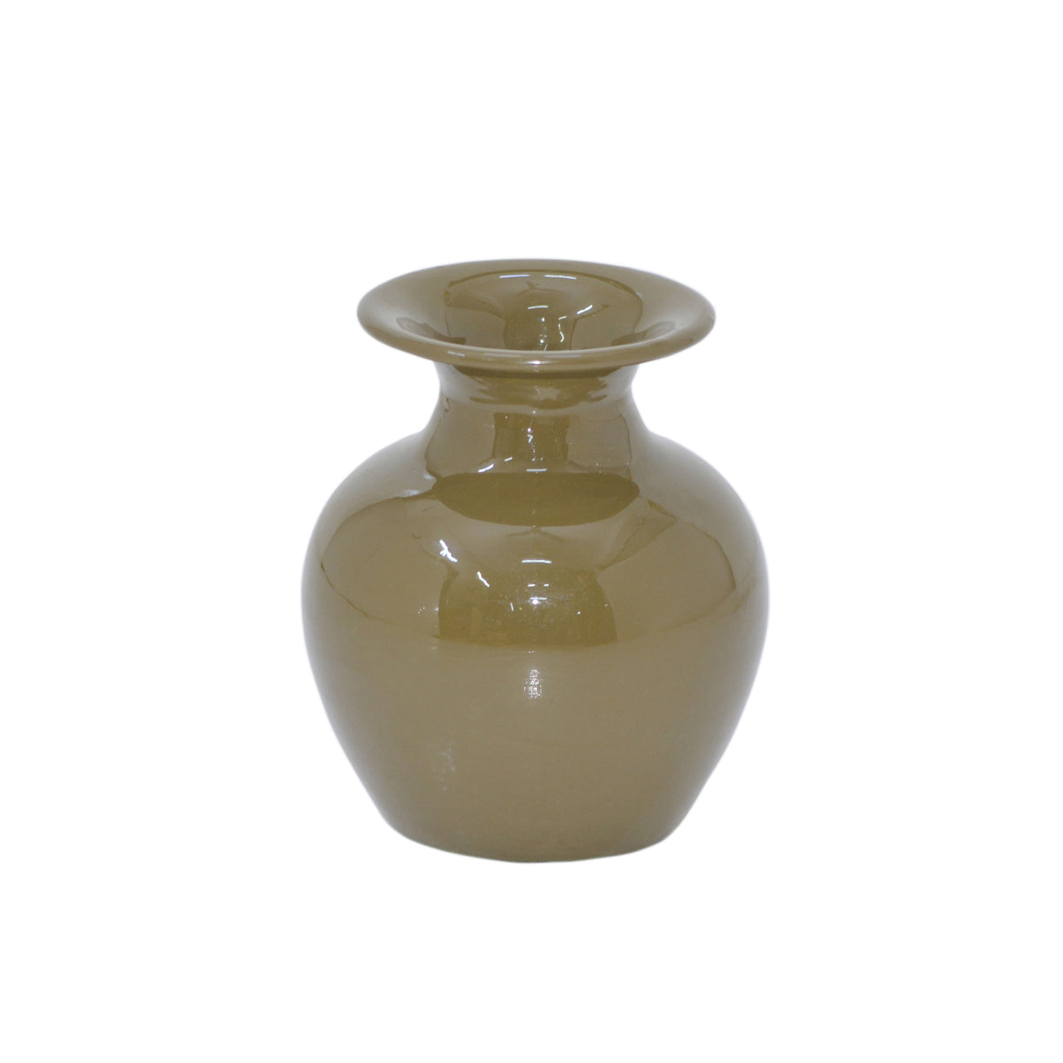 Vase LARA Ø9x10cm olive