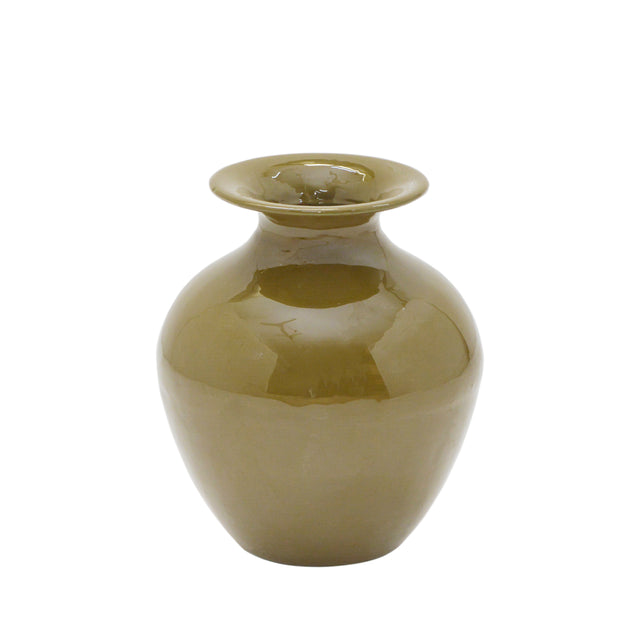 Vase EMMA Ø14x16cm olive