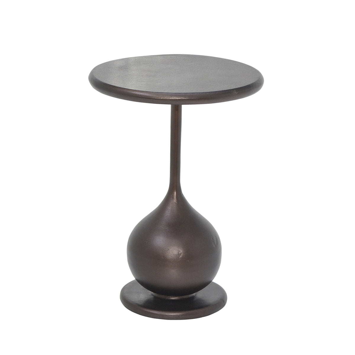 Side table ABEL Ø39x50cm brown