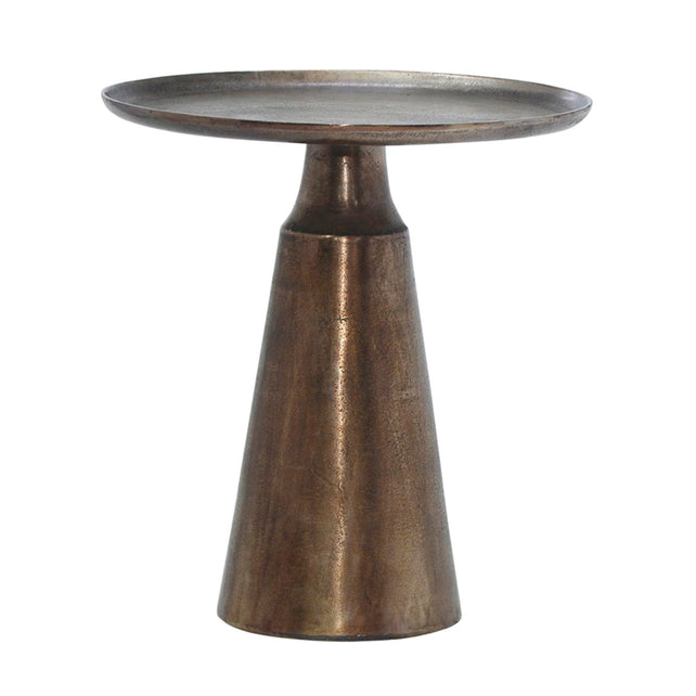 Side table DANI Ø49x54cm oxyburned