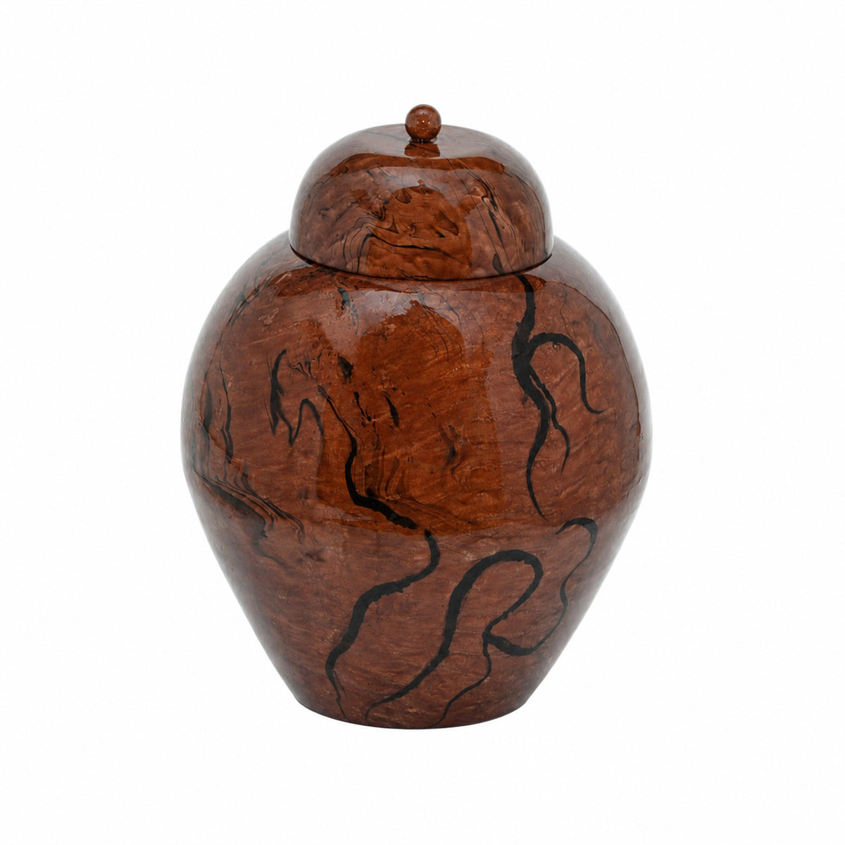 Gefäß ALMA Ø34x43cm ant. braun