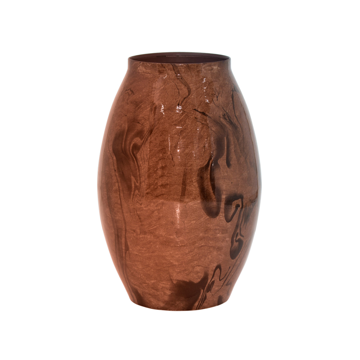 Vase ANDREA Ø36x52cm ant. brown
