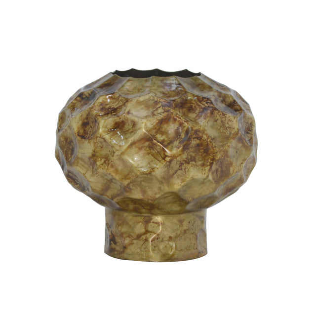 Vase ELLIE Ø40x36cm ant. gold
