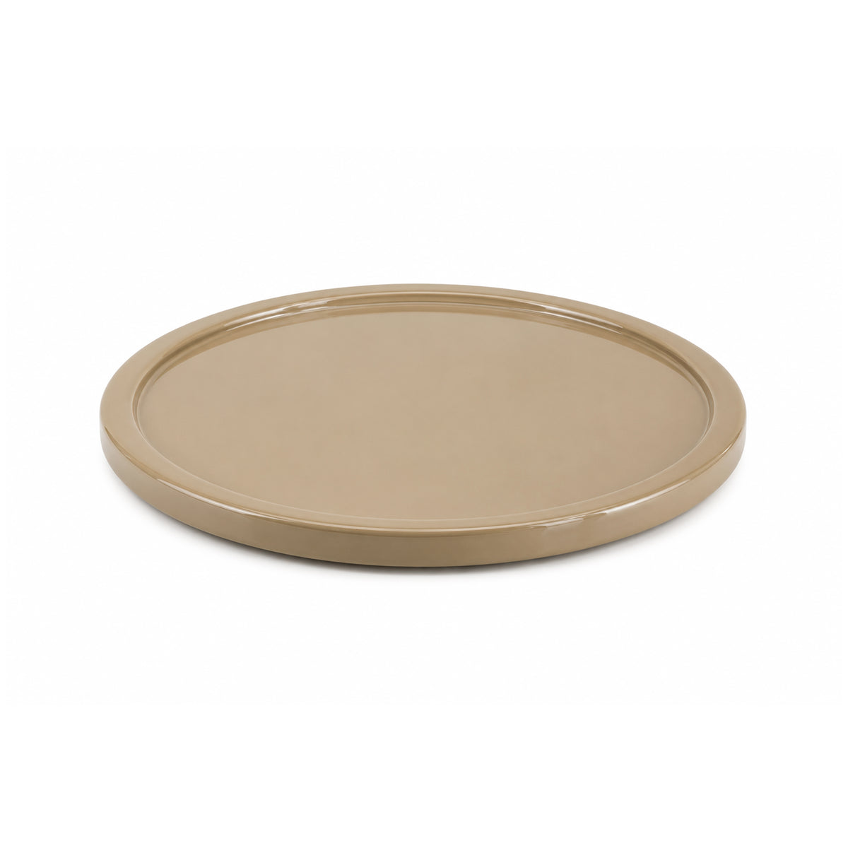 Plate MONICA Ø50x2cm khaki