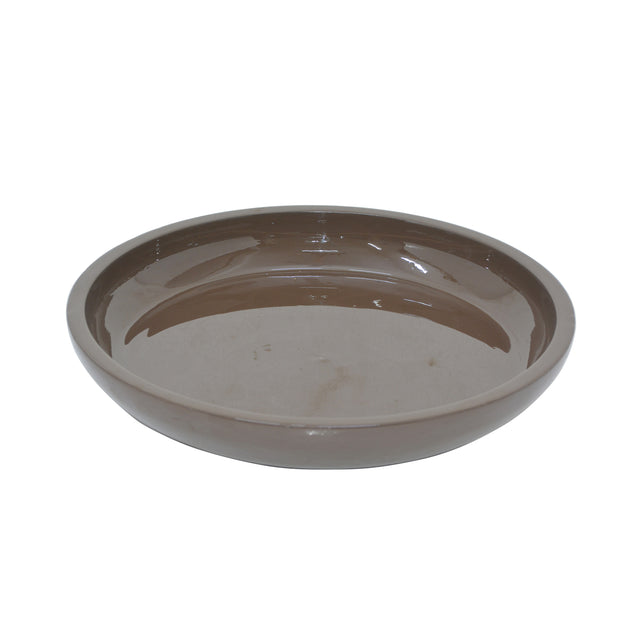 Plate MATHEW Ø45x8cm chestnut