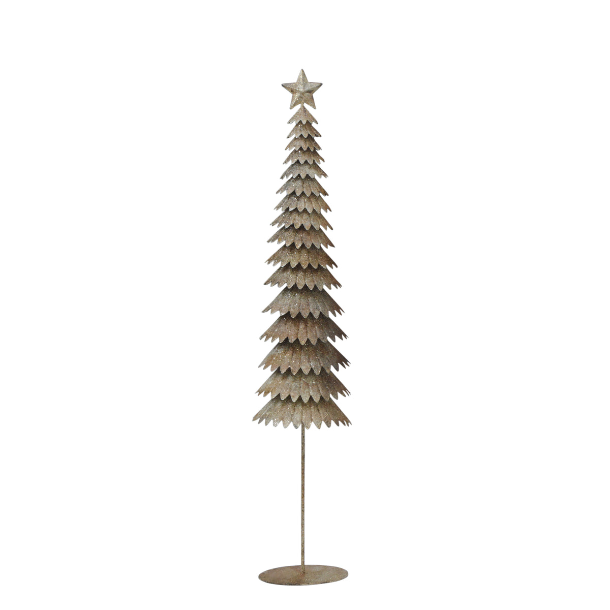 Decorative tree EVEREST Ø31x123cm gold
