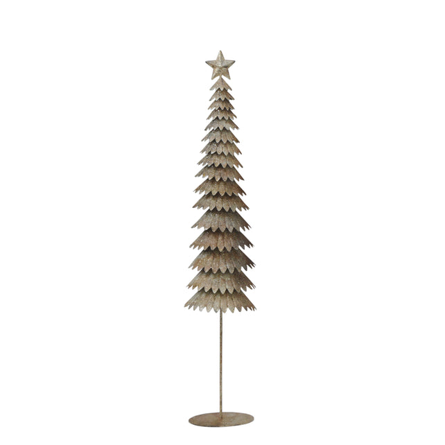 Decorative tree EVEREST Ø31x123cm gold