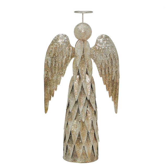 Decorative angel GLORIA 45x17x90 cm gold