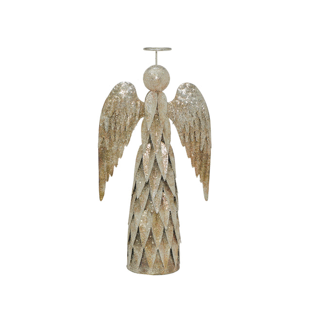 Decoratieve engel GLORIA 23x13x48cm goud