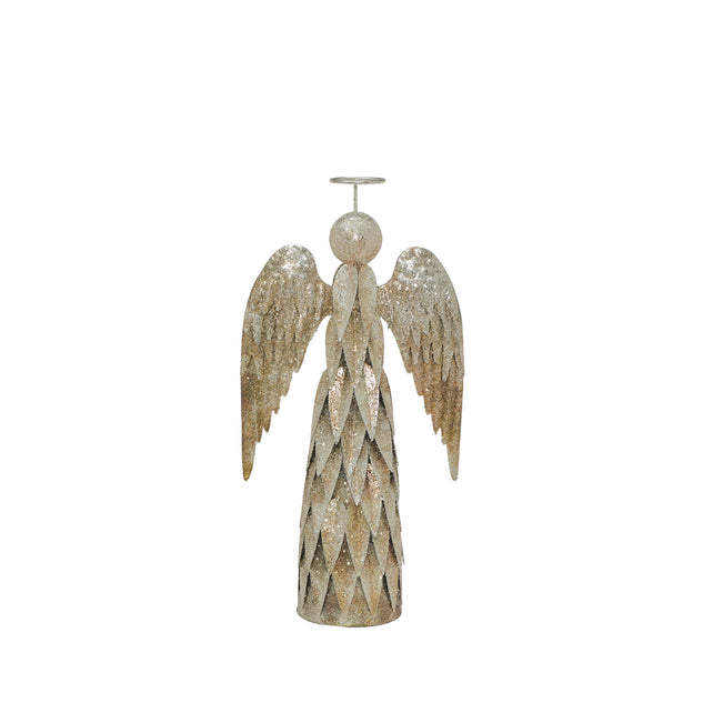 Decoratieve engel GLORIA 15x9x34cm goud