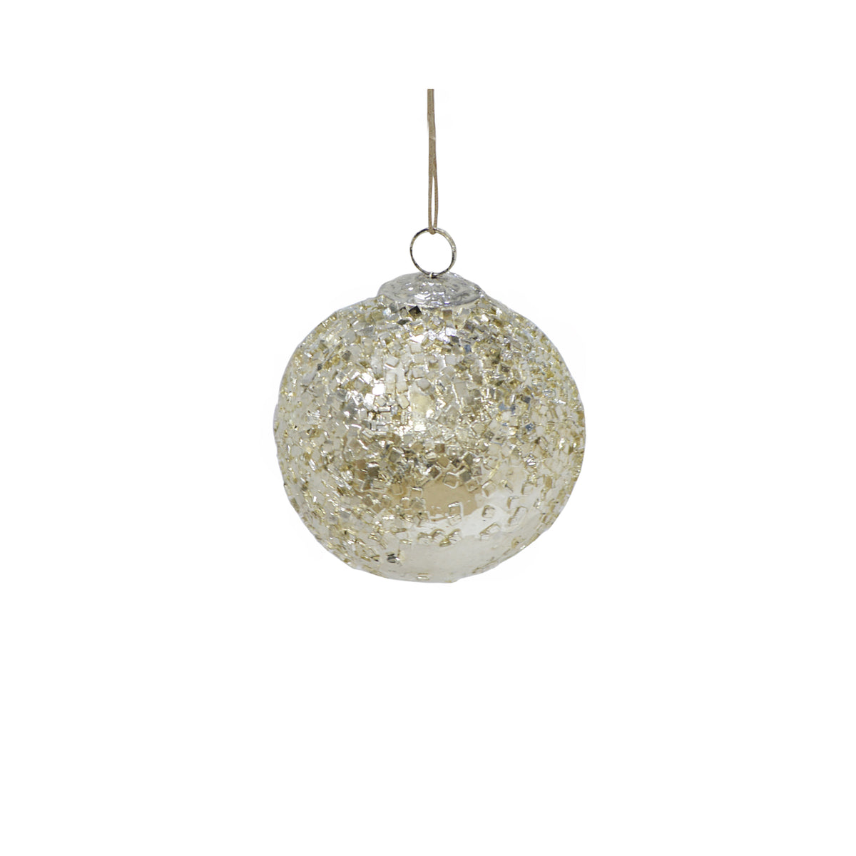 X-mas hanger BLITZEN set/4 Ø8x9cm silver