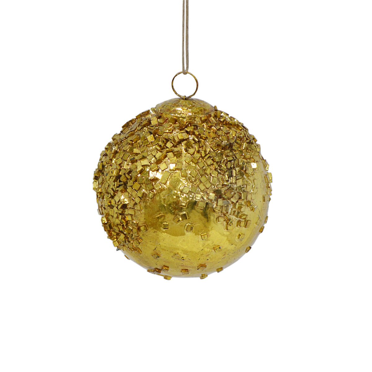 X-mas hanger BLITZEN Ø10x11cm gold