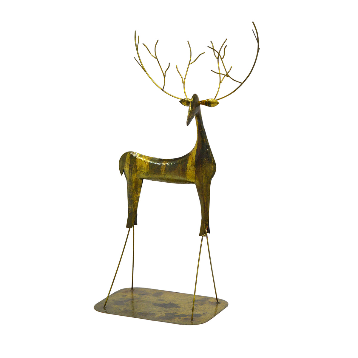 Decorative deer RUDY 56x31x89cm gold