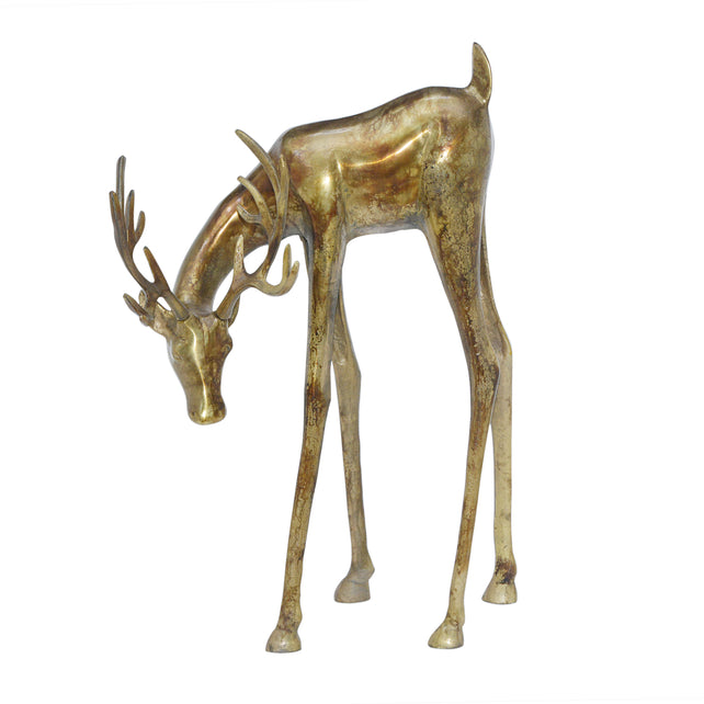 Decoratief hert RUDY 52x37x78cm goud