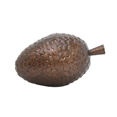 Decorative acorn GLORIA 14x15x26cm brown