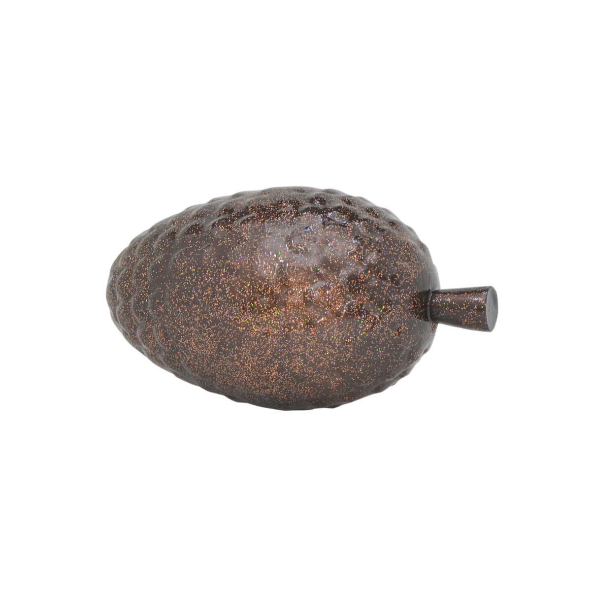 Decorative acorn GLORIA 10x12x21cm brown