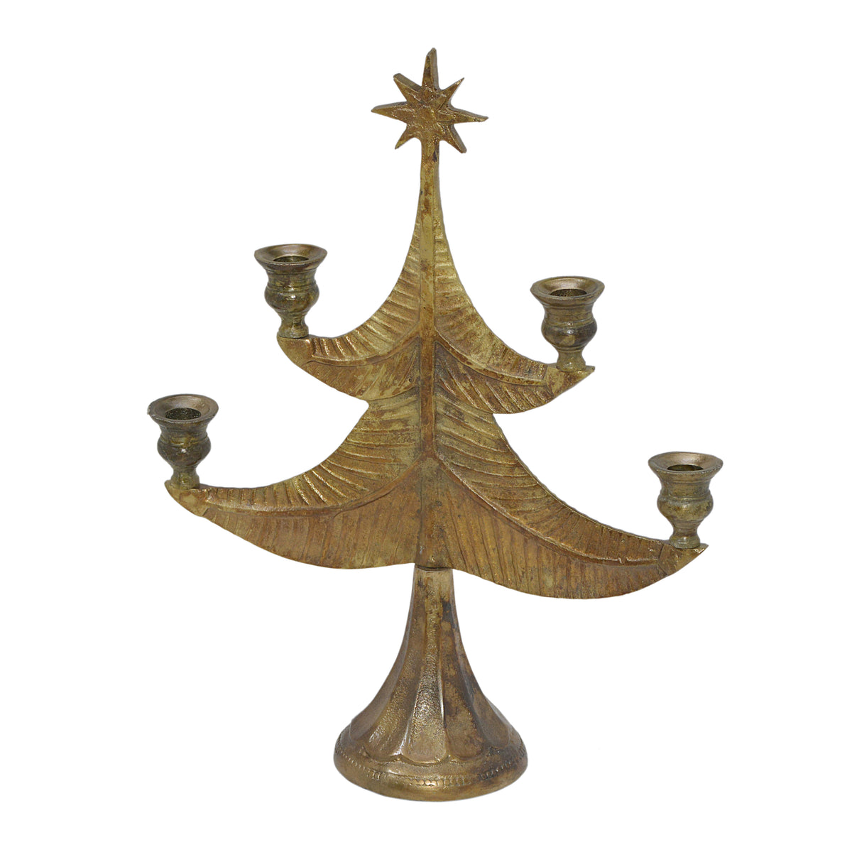 Decorative tree JINGLE 37x12x46cm gold