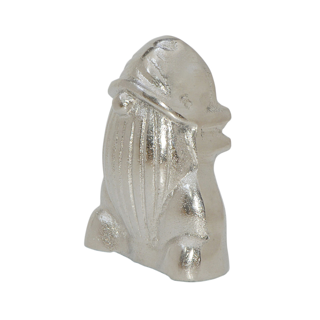 Decoratieve kabouter GLORIA 10x6x12cm zilver