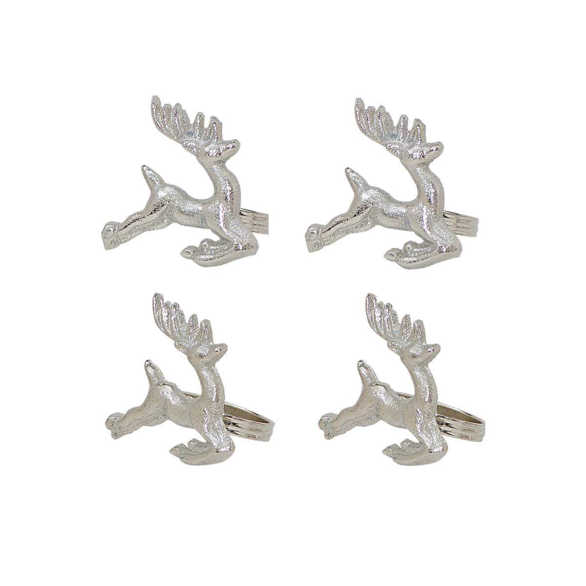 Serviettenring RUDY 4er-Set Ø6x5cm silber