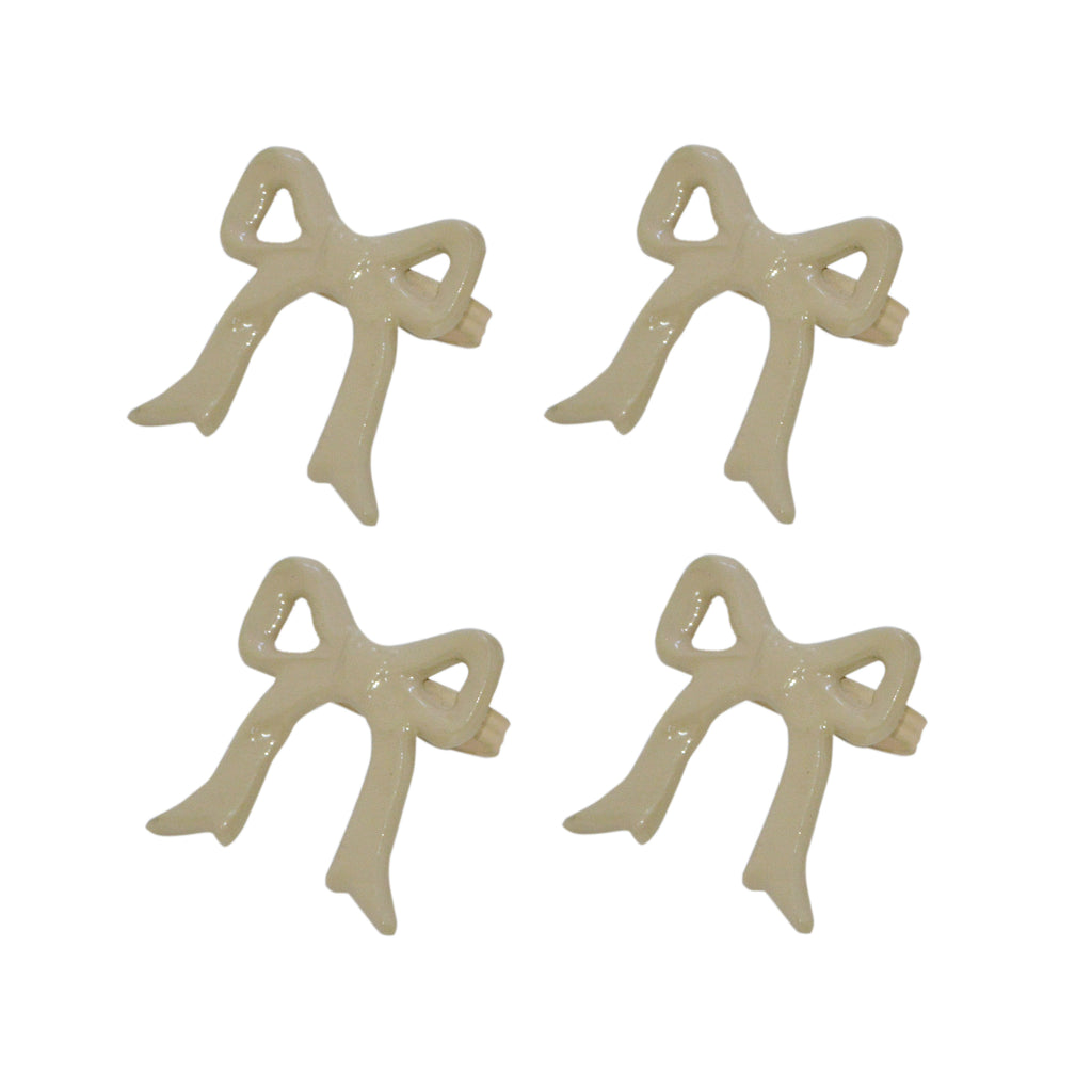 Servetring GLORIA set/4 Ø6x5cm zand