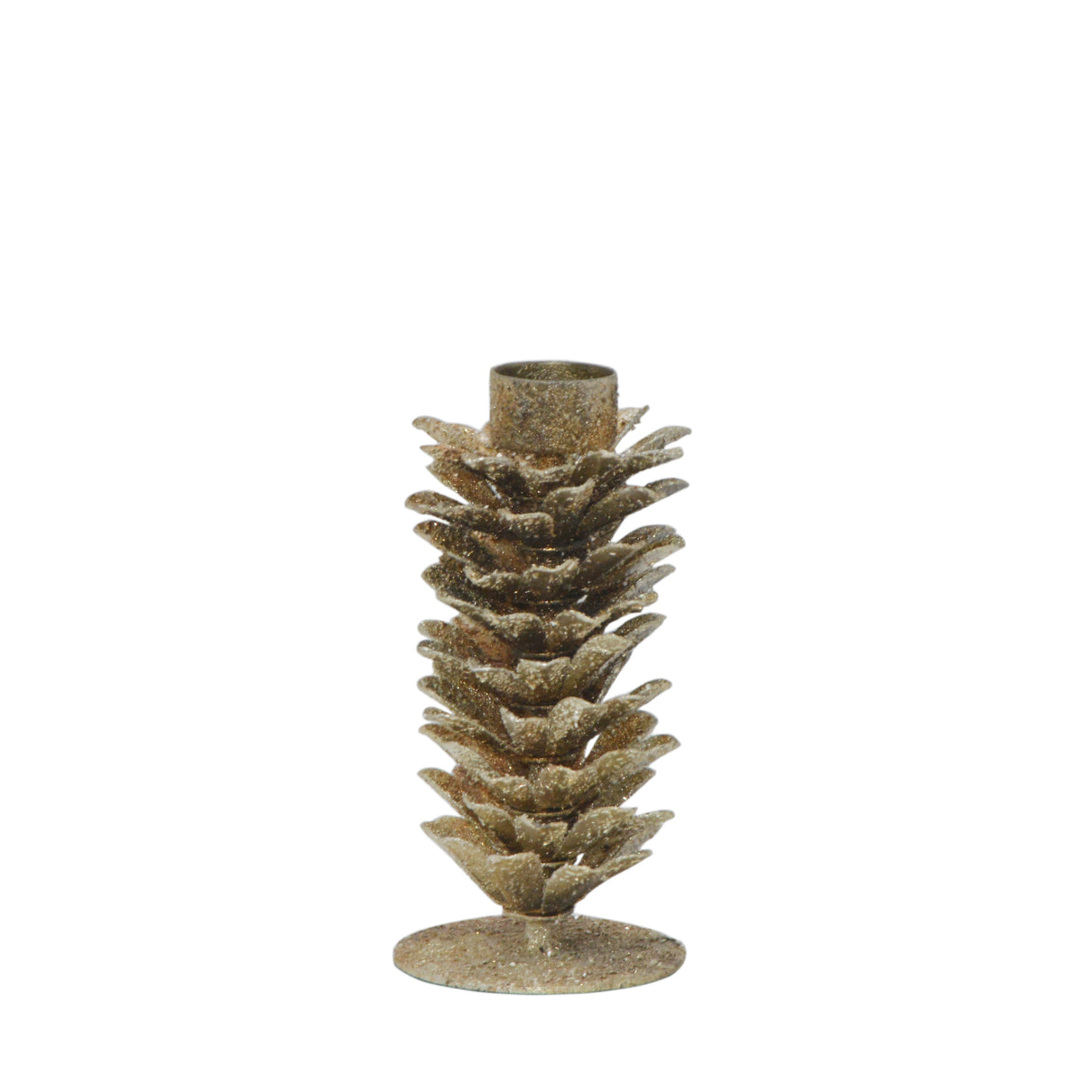 Candle holder EVEREST Ø10x21cm champagne