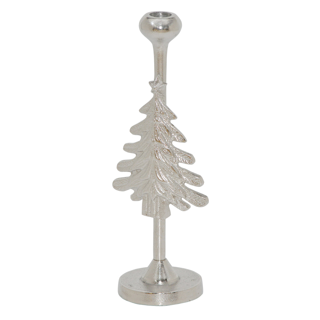 Kerzenhalter TWINKLE 11x9x30cm silber