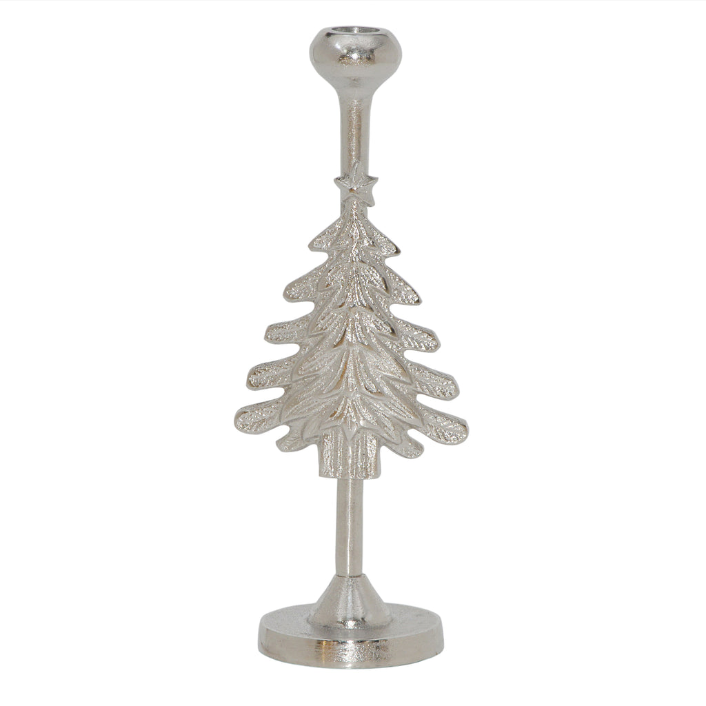 Kerzenhalter TWINKLE 11x9x30cm silber