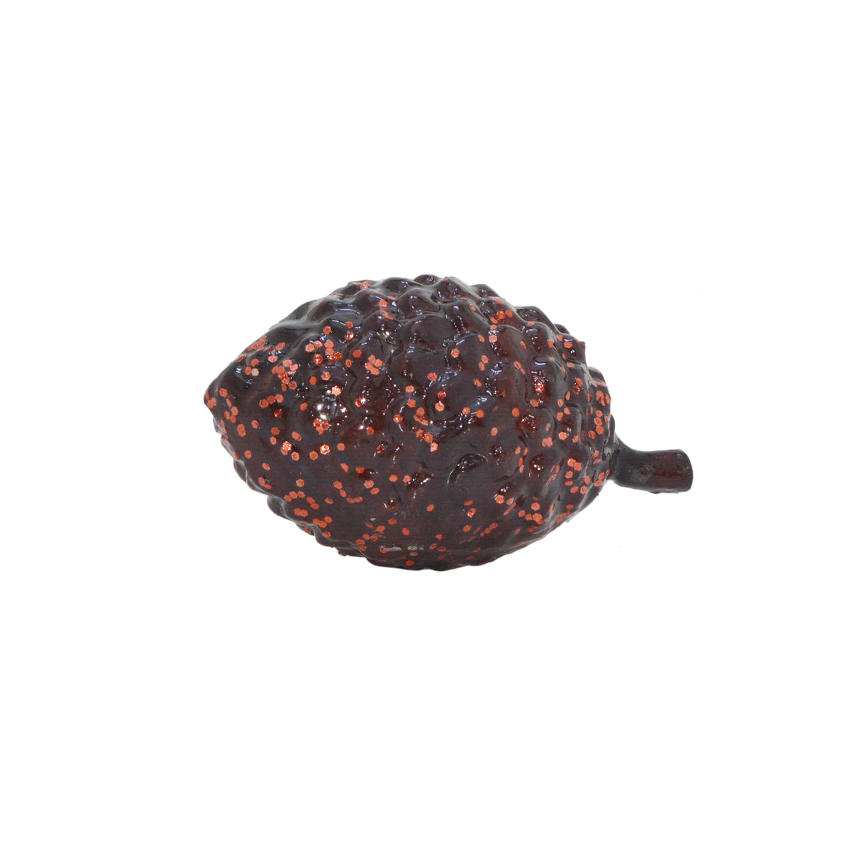 Decoration acorn GLORIA Ø10x18cm brown