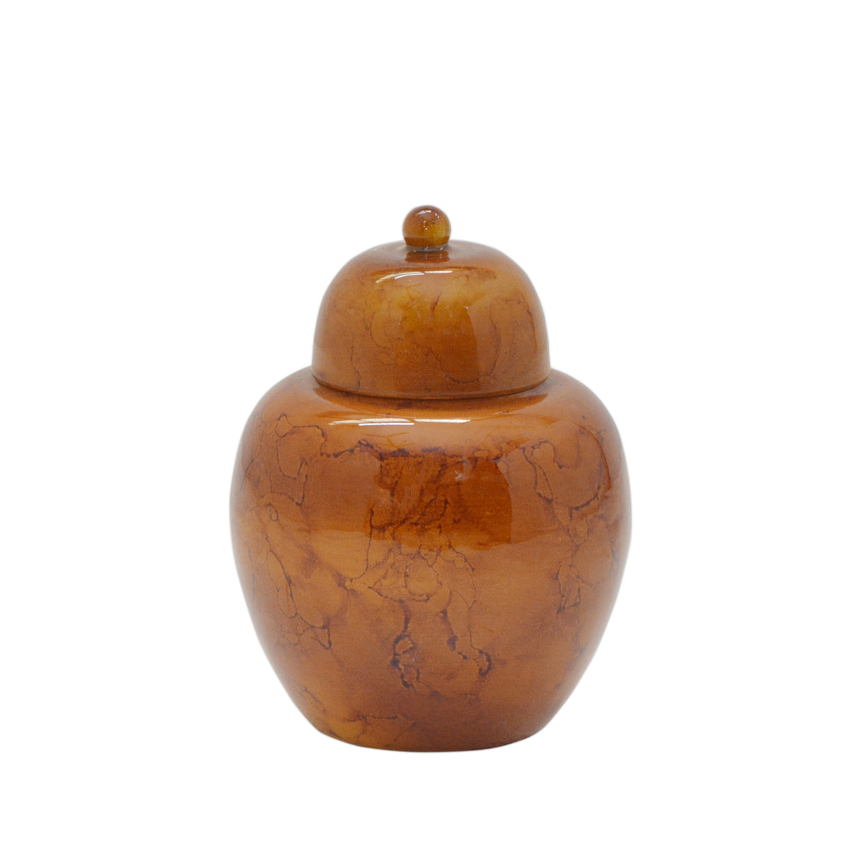 Topf m. Deckel HELENA Ø10x13cm karamell