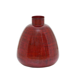 Vase LEAH Ø40x45cm ant. red