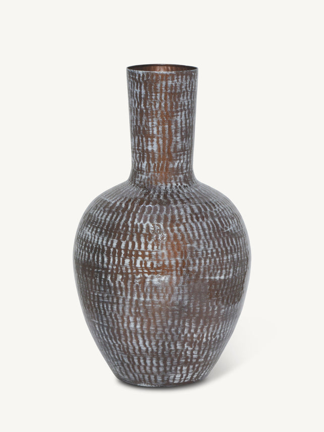 Vase MILAN Ø31x50cm copper