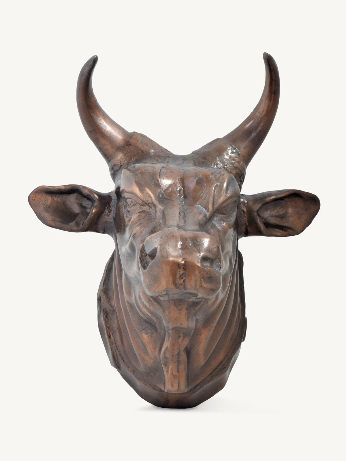 Decorative cow head HENK 56x50x44cm brown