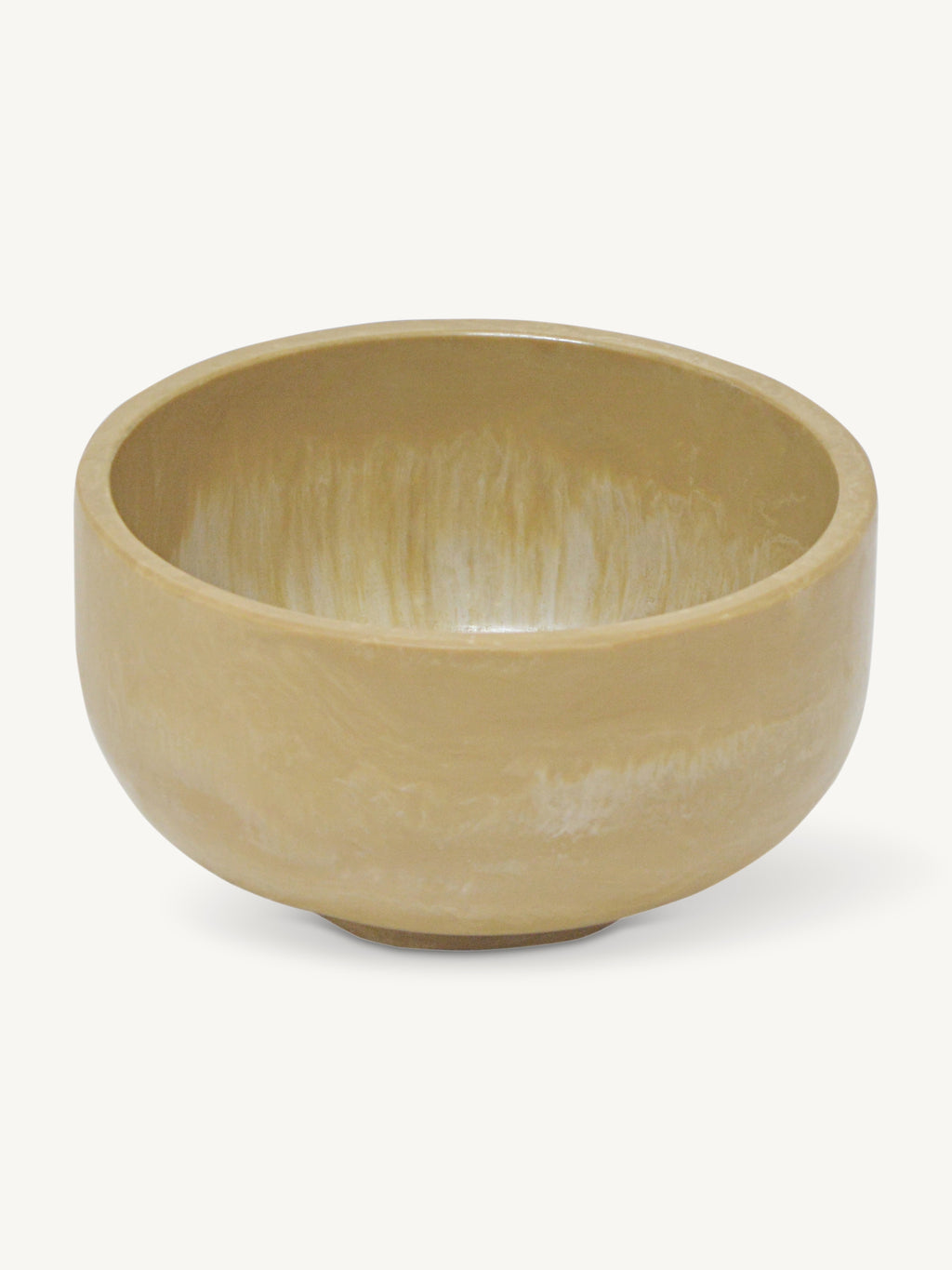 Bowl ZIRA Ø16x9cm travertine look