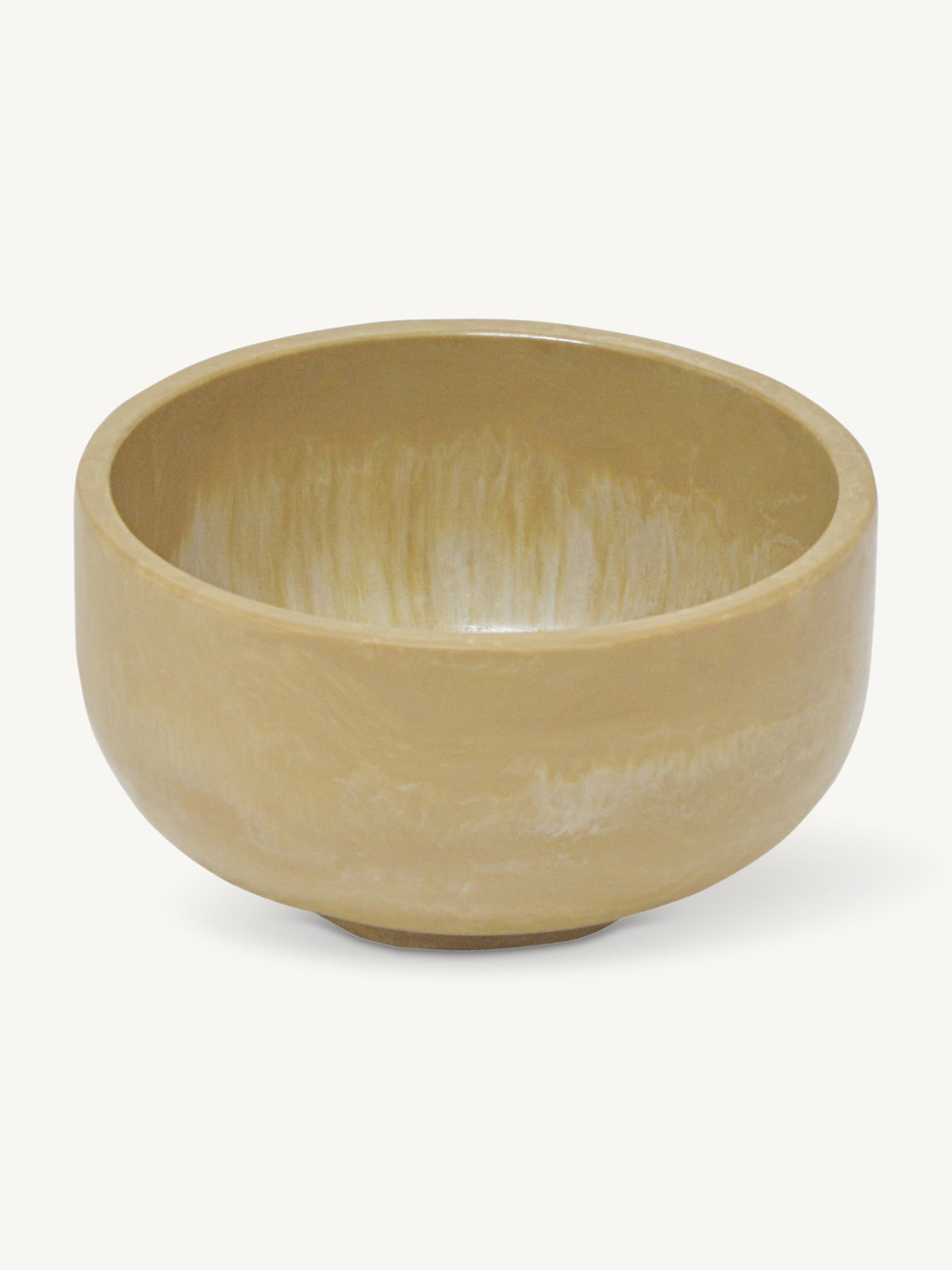 Bowl ZIRA Ø16x9cm travertine look
