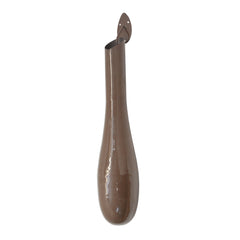 Wall vase CAROA Ø13x58cm chestnut