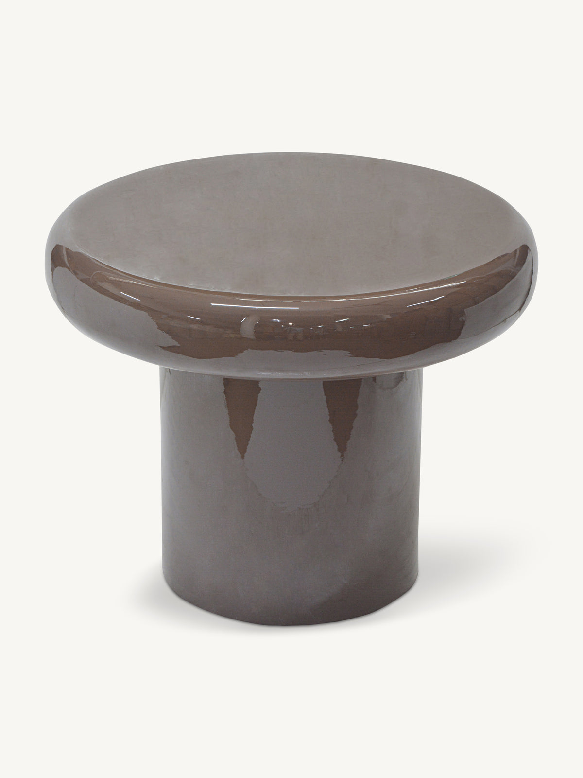 Coffee table LUMEA Ø59x46cm chestnut