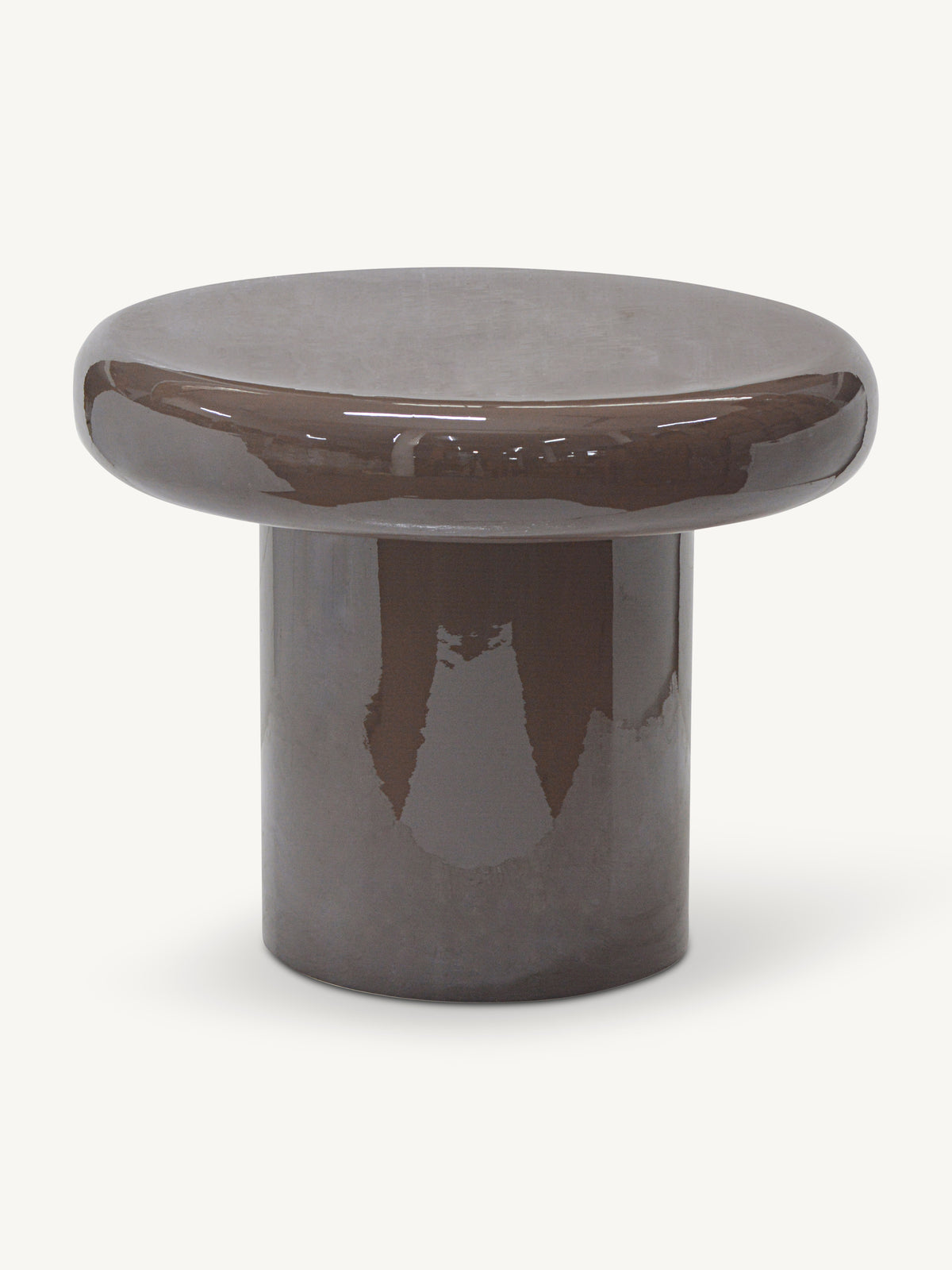 Coffee table LUMEA Ø59x46cm chestnut