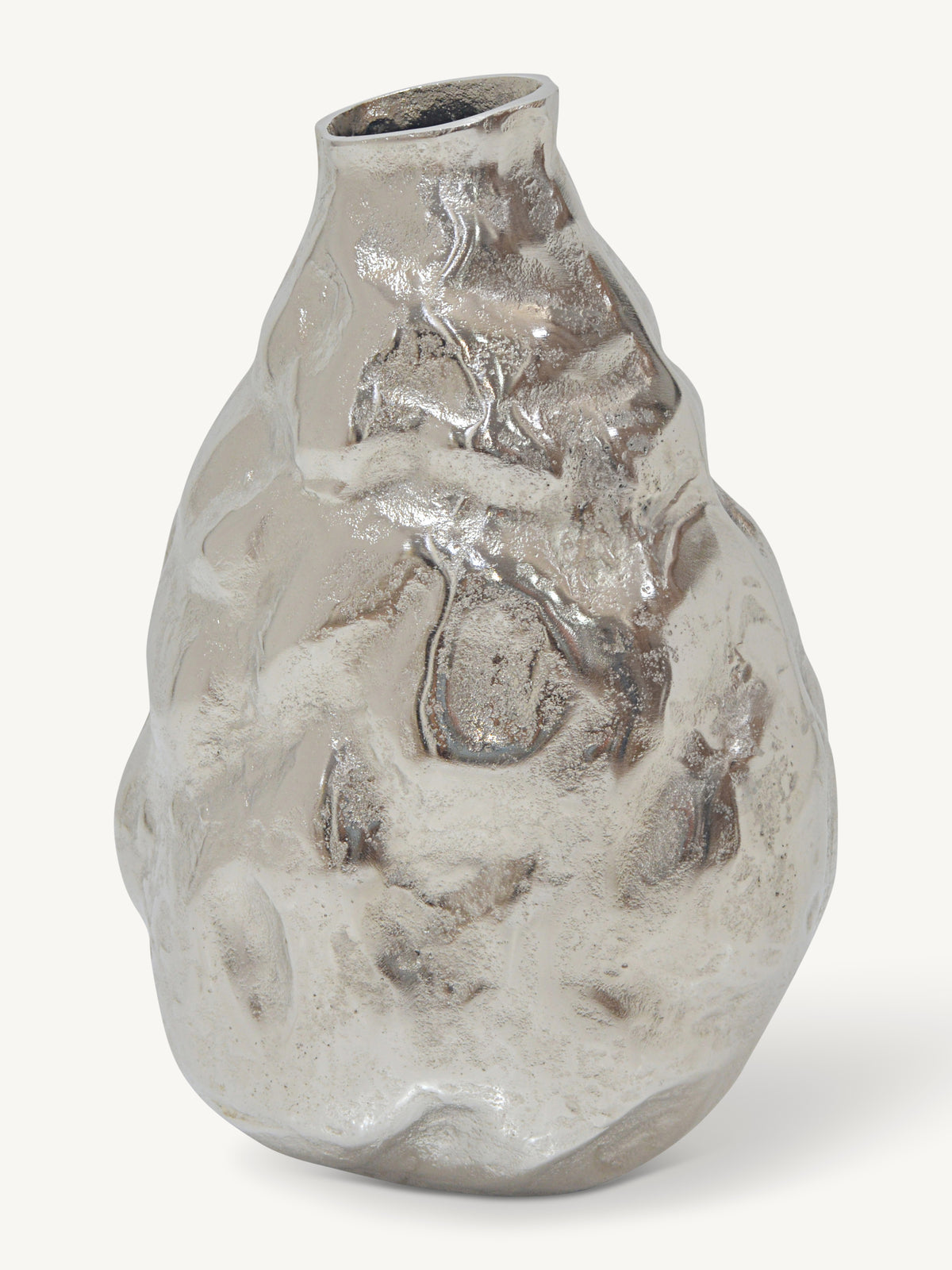 Vase SANOIO 24x19x35cm silver