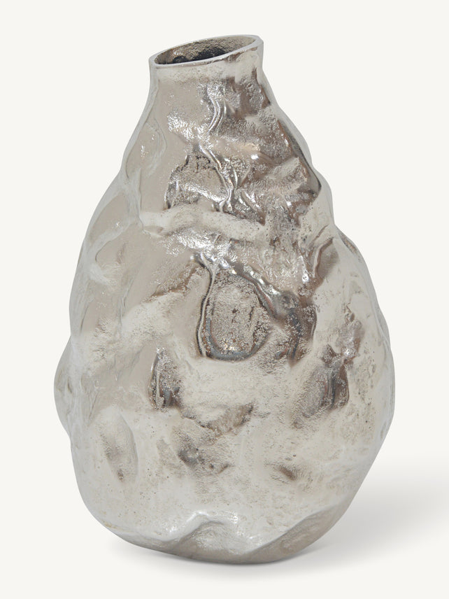 Vase SANOIO 24x19x35cm silver