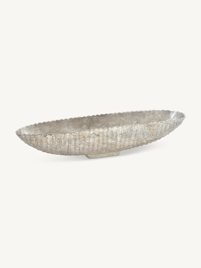 Bowl ALTOO 84x19x17cm ant.silver