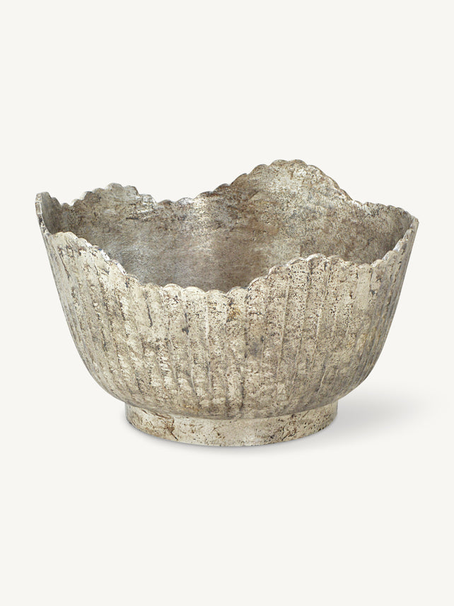 Bowl SANOAR 40x39x29cm ant.silver