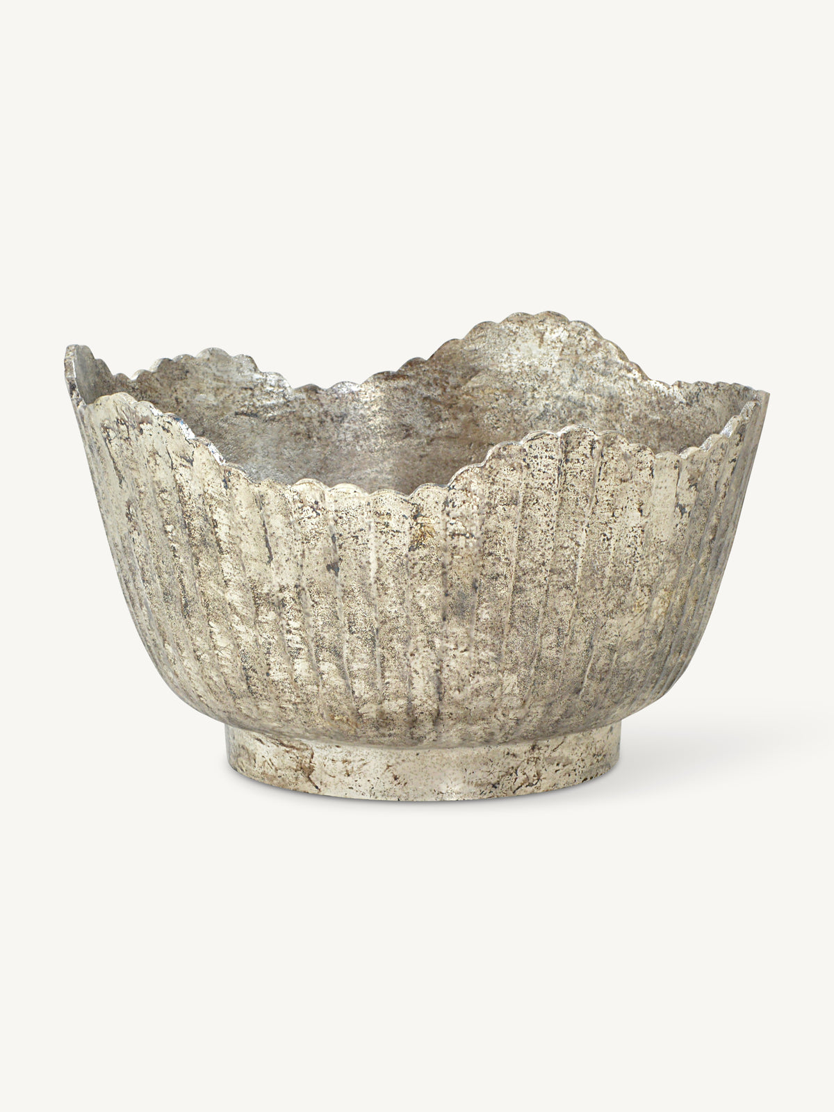 Bowl SANOAR 40x39x29cm ant.silver