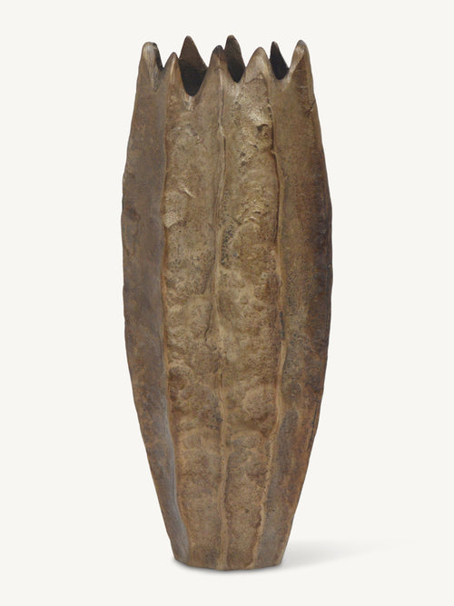 Vase BELOUS 17x8x42cm gold