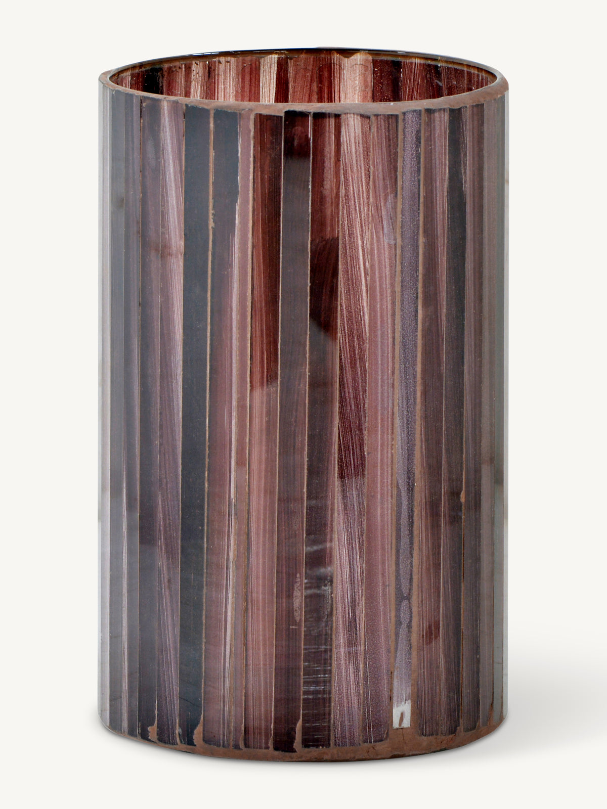Votive ZABIS Ø16x25cm burgundy
