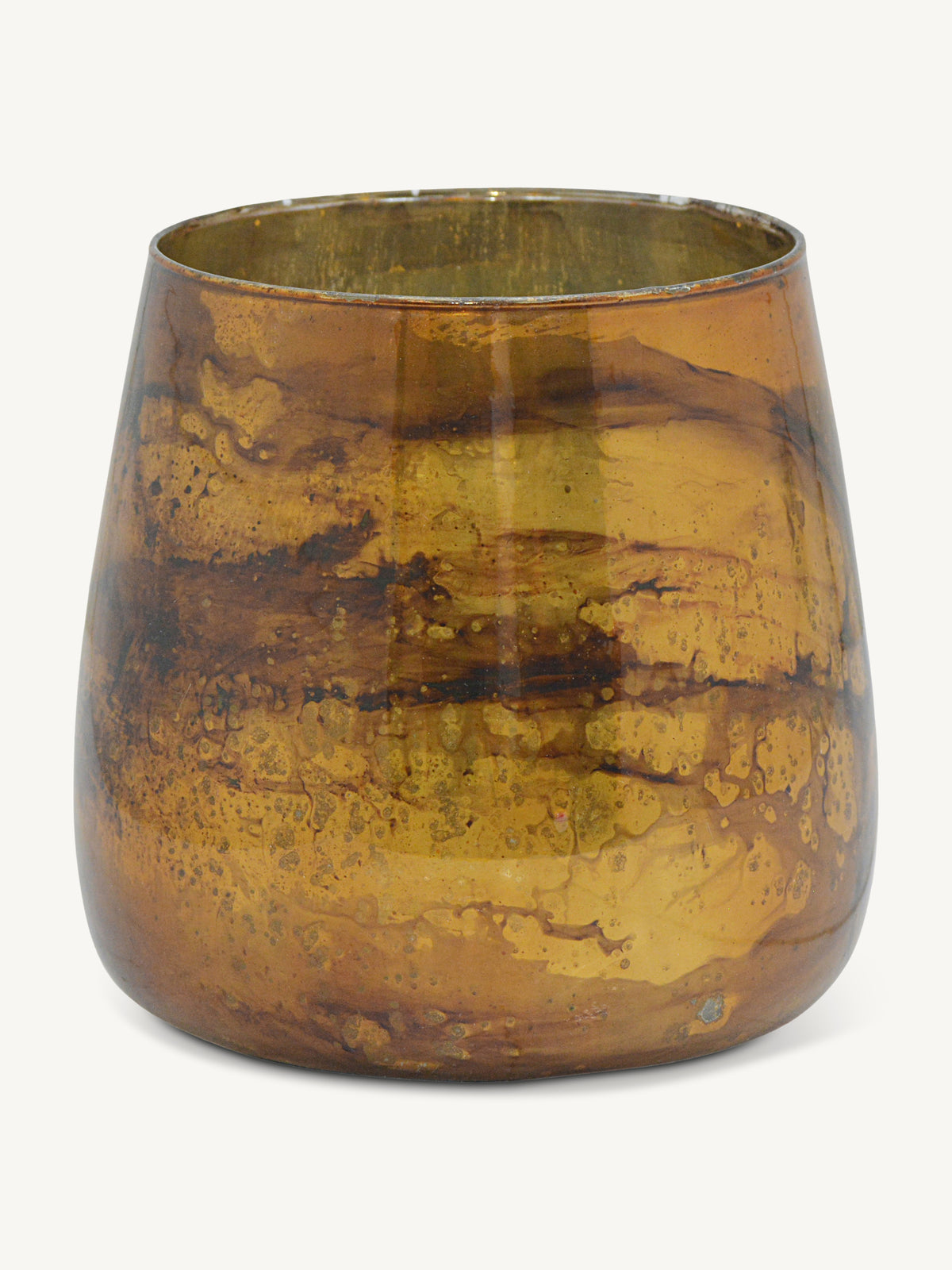 Votive MENOIA Ø20x19cm gold