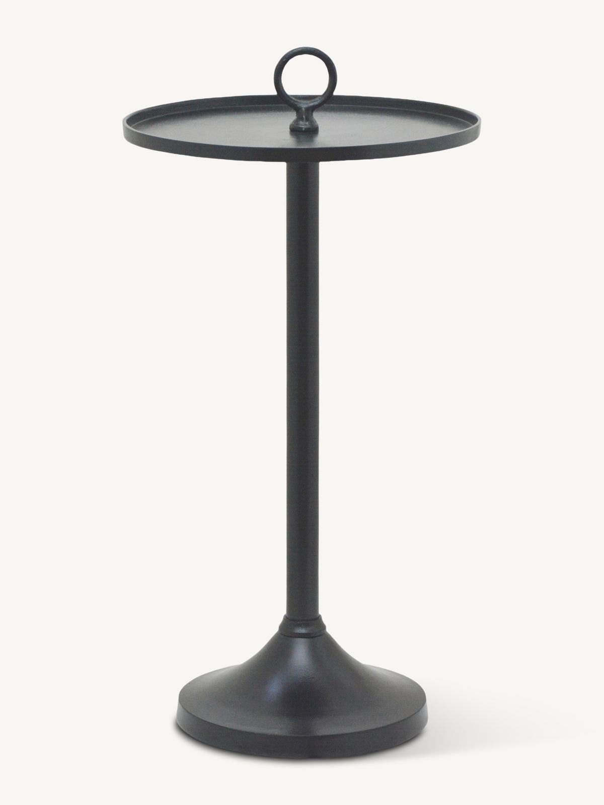 Side table CAROAL Ø40x78cm black