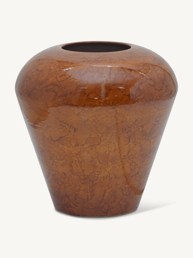 Vase JIGGER Ø30x32cm caramel